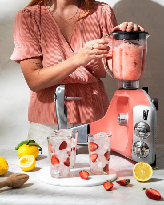 Ankarsrum Deluxe Package Add-On, Original Assistent Stand Mixer Attachment with Meat Mincer, Juicer and Blender