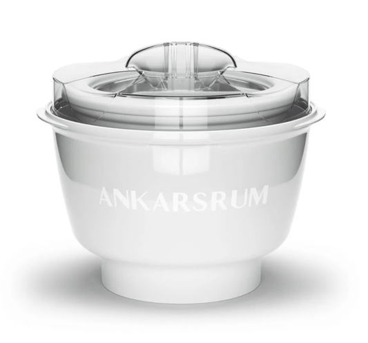 Ankarsrum Ice Cream Maker with Spatula - Original Assistent Stand Mixer Attachment for AKM6230