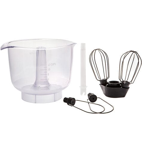 Ankarsrum Plastic Double Beater Bowl Set - Original Assistent Stand Mixer Accessory for AKM6230 - Made in Sweden