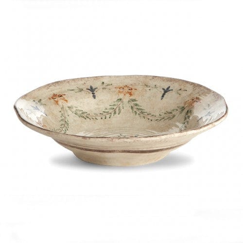 Arte Italica Medici Shallow Bowl, Cream
