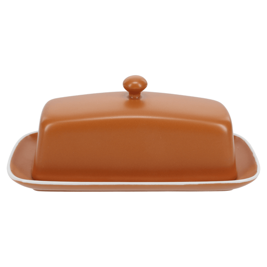 BIA Tempo Covered Butter Dish - Terracotta