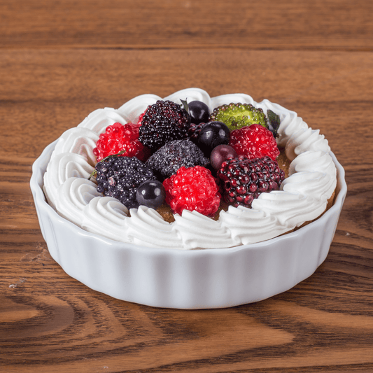 BIA Quiche & Crème Brûlée - 5" Round - White