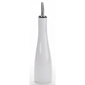 White Porcelain Vinegar Bottle 10oz