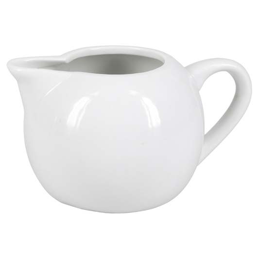 BIA White Porcelain Creamer - 8oz.