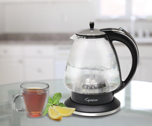 Capresso H2O Glass Rapid-Boil Water Kettle