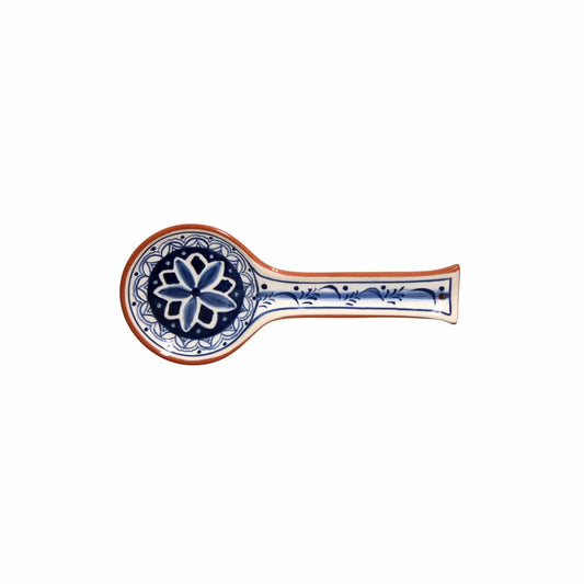 Casafina - Alentejo Terracotta - Handmade Blue & White Spoon Rest