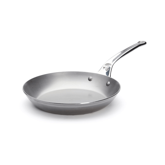 de Buyer Mineral B Pro Carbon Steel Frypan with Oven Safe Handle - 8", 9.5", 11"