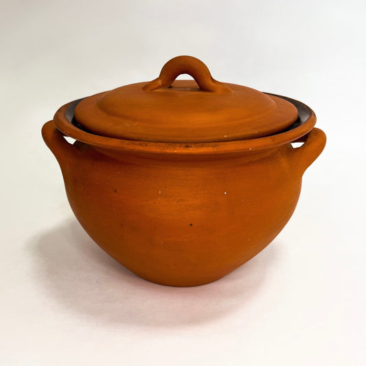 Egyptian Terra Cotta Bean Pot, 4.5 Qt.
