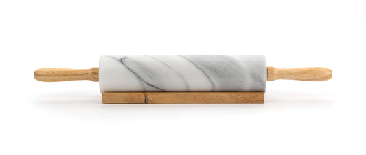 Endurance White Marble Rolling Pin