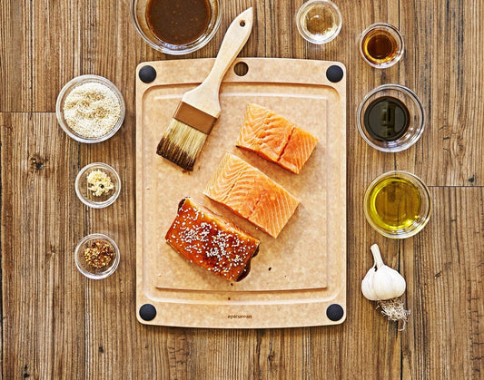 Epicurean Wood Cutting Board, Beige, 17.5" X 13"