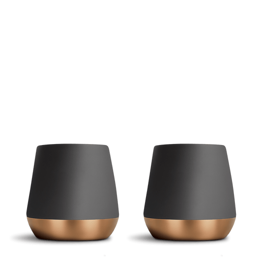 Fellow - Joey Double Wall Ceramic Mugs - Matte Black, Matte White