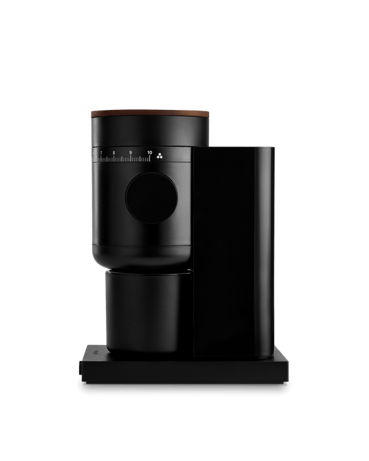 Fellow Opus 2 Conical Burr Grinder, Matte Black with Walnut