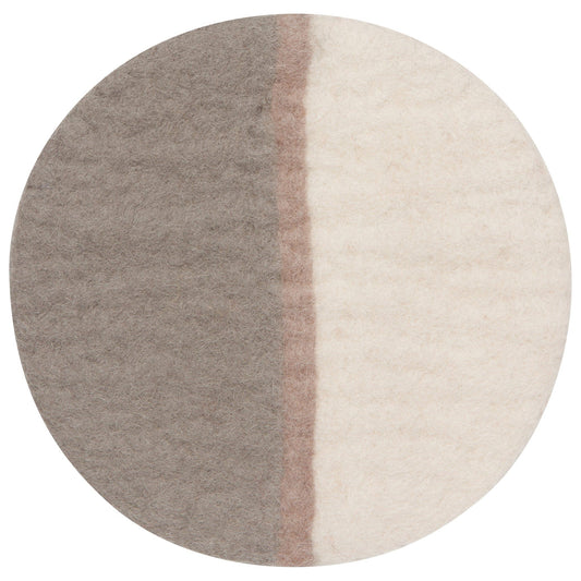 Danica Felted Wool Trivet - Quarry, 8"