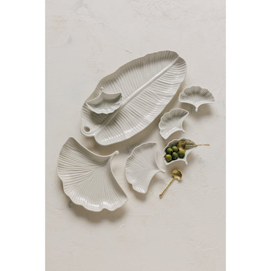 Danica Ginkgo Dipping Dishes - Set of 4