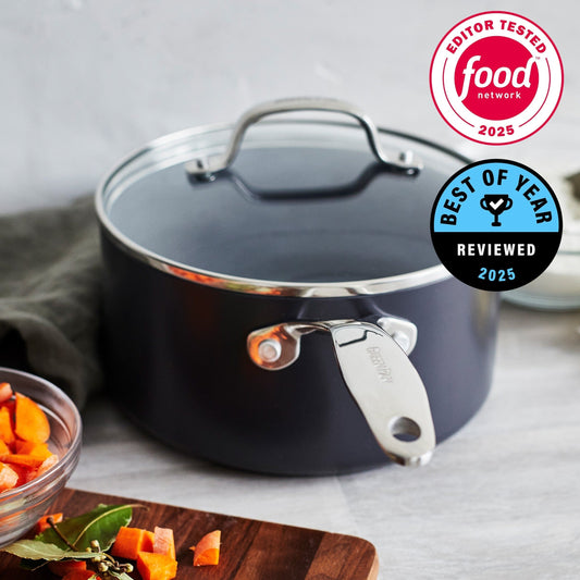 GreenPan Valencia Pro Non-Stick Covered Sauce Pan, 2 Quart