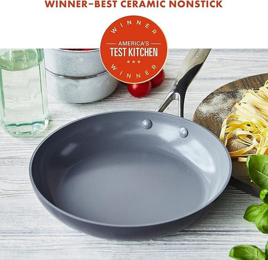 GreenPan Valencia Pro Non-Stick Fry Pans - 8", 10", 12"