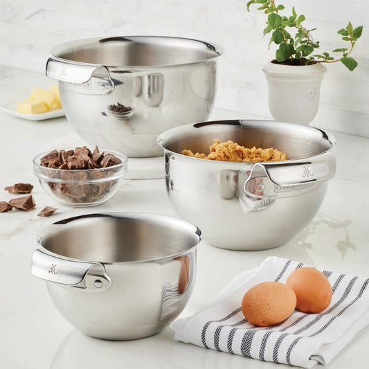 Hestan Provisions Stainless Steel Mixing Bowls - 3 Piece Set