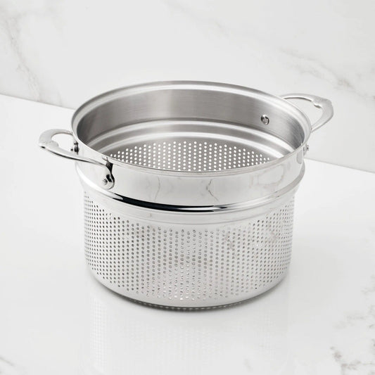 Hestan Provisions Stainless Steel Pasta Insert, 8 Quart