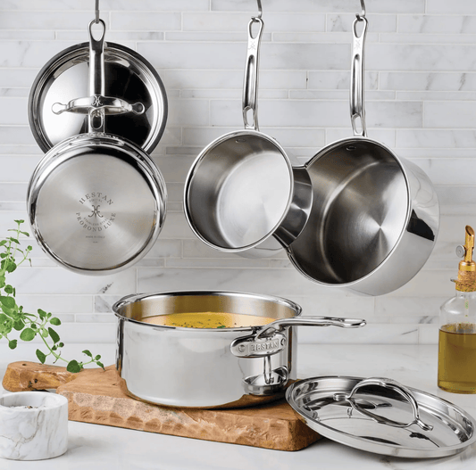Hestan Provisions Stainless Steel Traditional Skillet Lid, 12.5"