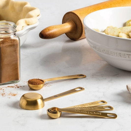 Le Creuset Measuring Spoons, Gold - Set of 5