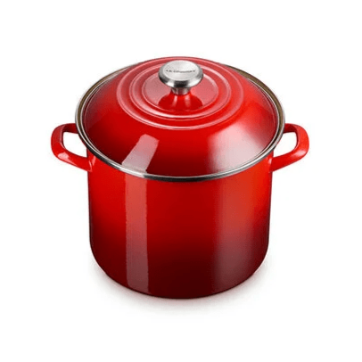 Le Creuset Stock Pot with Stainless Steel Knob - 10 Quart - Multiple Colors