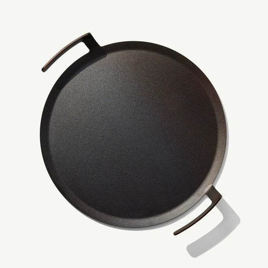 Made In Carbon Steel Round Griddle - Induction Compatible - Made in Sweden - Lifetime Warranty