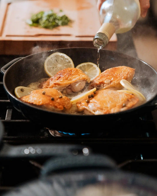 Made In Enameled Cast Iron Skillet, 11.5" - Harbour Blue