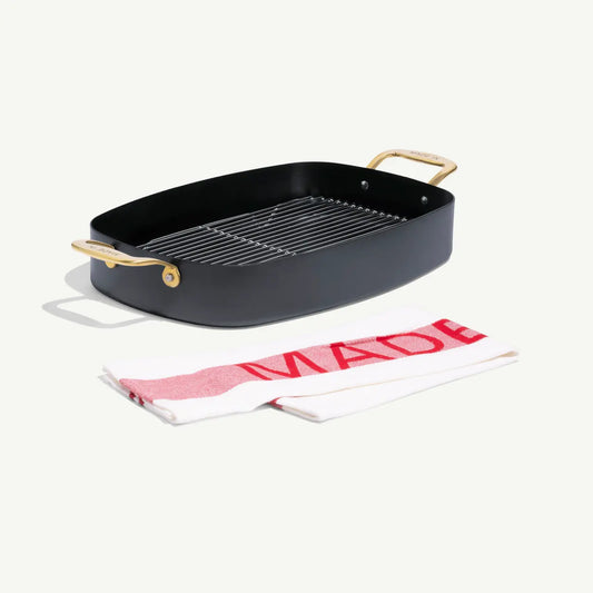 Made In Tom Colicchio Carbon Steel Roasting Pan - 10" x 15"