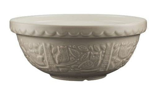 Mason Cash In The Forest Mixing Bowl - Owl/Stone, 2.85Qt.