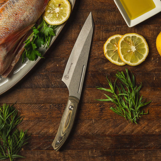 Messermeister Carbon Steel Chef's Knife, 6.5"