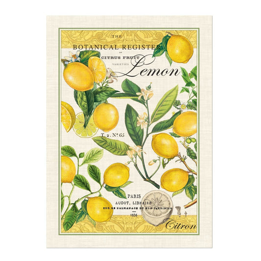 Michel Design Kitchen Towel, Lemon Basil