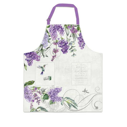 Michel Design Works French Lilacs Apron with Pockets