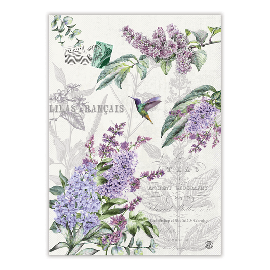 Michel Design Works French Lilacs Kitchen Towel