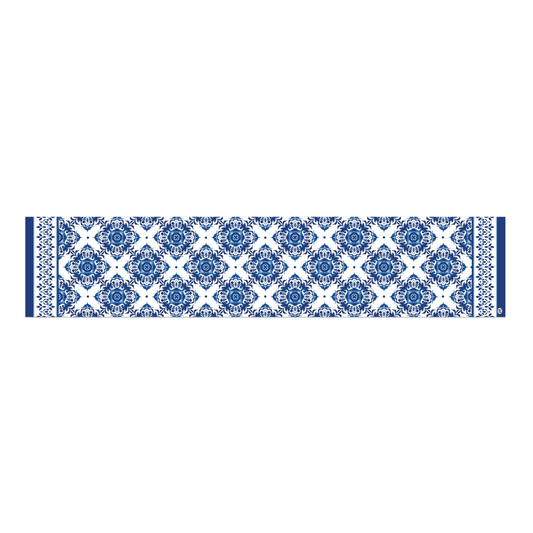 Michel Design Works Indigo Seas Cotton Table Runner - 72"