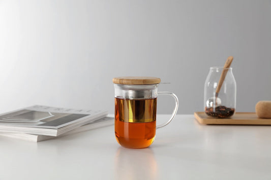 Viva Scandinavia Minima Balance Glass Tea Mug - 17oz.