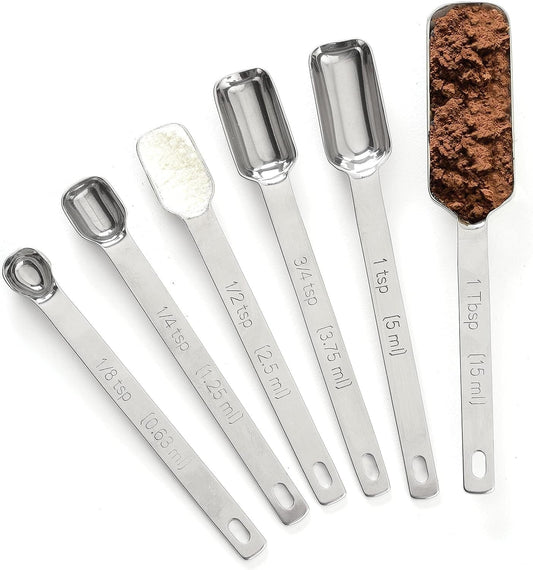 Norpro Stainless Steel Measuring Spoons - Set of 6