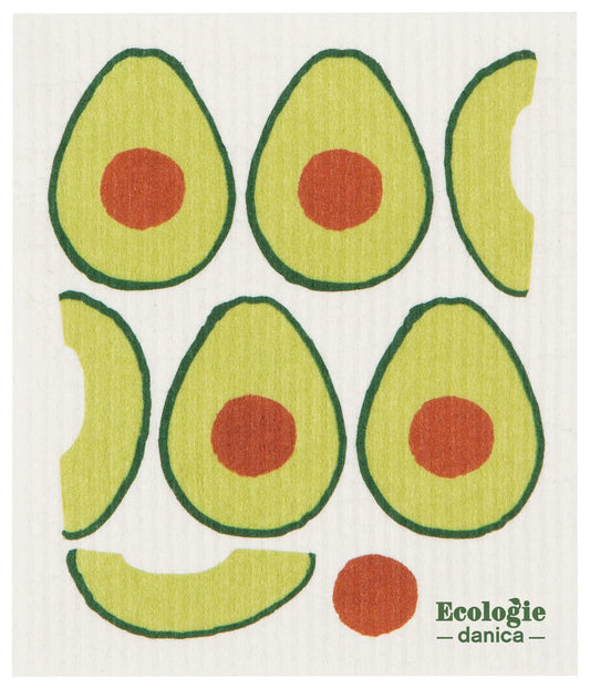 Danica Ecologie Swedish Sponge Cloth Avocados