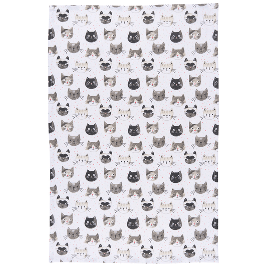 Now Designs by Danica Cats Meow Cotton Dishtowel
