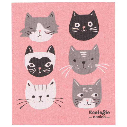 Danica Ecologie Cats Meow Swedish Sponge Cloth