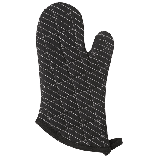 Now Designs by Danica Superior Black Pinstripe Oven Mitt