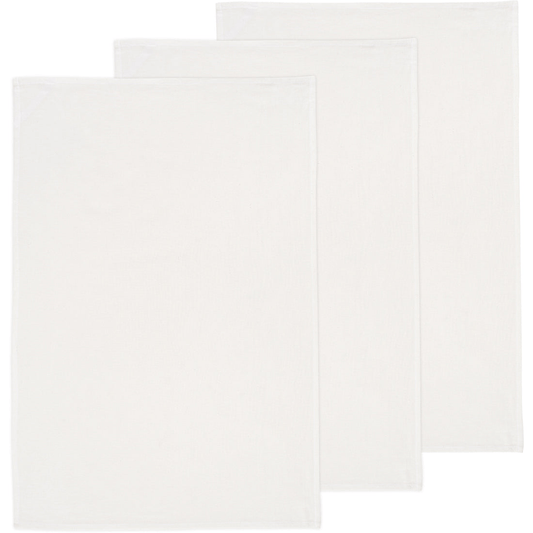 Now Designs by Danica Unbleached White Bakers Floursack Dishtowels - Set of 3