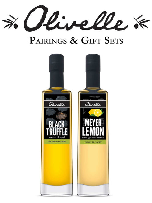 Olivelle Black Truffle Infused Olive Oil & Meyer Lemon White Balsamic Vinegar - Pairing 4