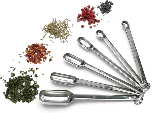 RSVP Measuring Spoons, Set of 6