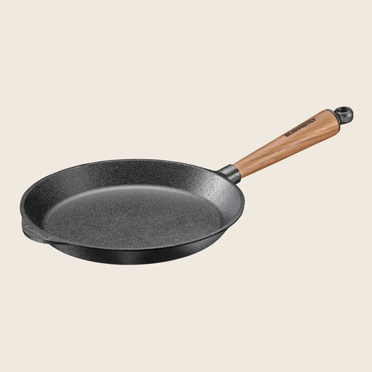 Skeppshult Cast Iron Skillet with Walnut Handle, 9.5"