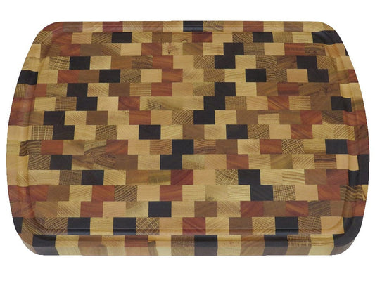 Sterling End-Grain Stockholm Cutting Board, October - 12" x 17" - Made in USA