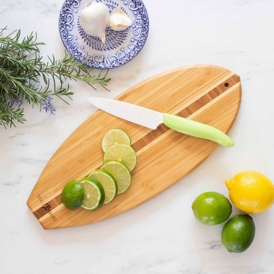 Totally Bamboo Li'l Surfer Cutting Board, 6" x 14.5"