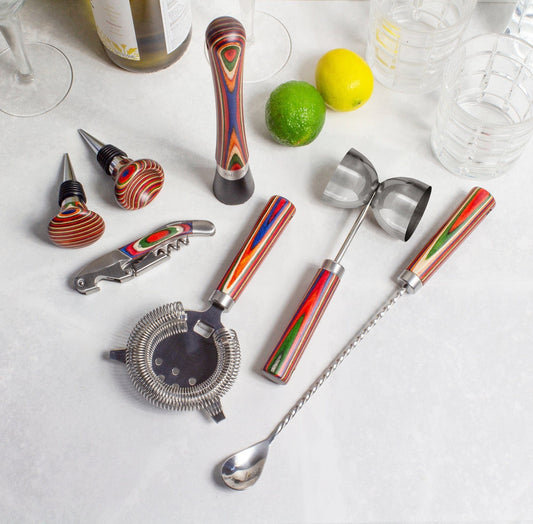 Totally Bamboo Marrakesh 7 Piece Bartending Kit