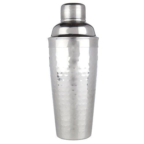 True Brands Hammered Cocktail Shaker