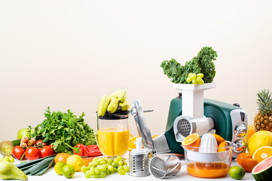 Ankarsrum GO GREEN Bundle - Original Assistent Stand Mixer Attachment, Blender, Citrus Press and Veggie Cutter - Made in Sweden