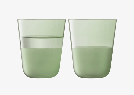 Arc Contrast Tumbler 13oz Moss - Set of 2